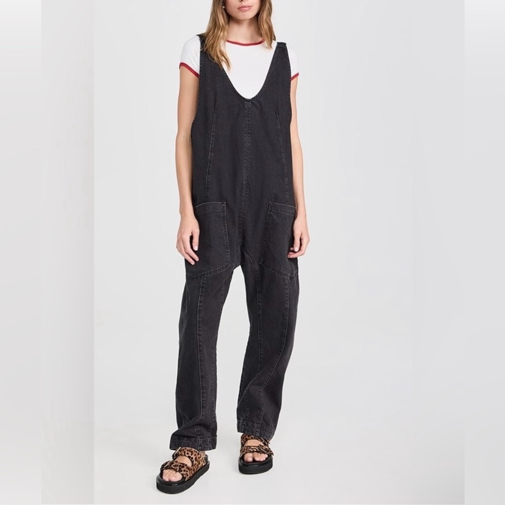 Free People We the Free High Roller Denim Overalls